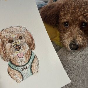 Custom Dog Portrait Art